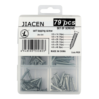  79pcs Wood Screws