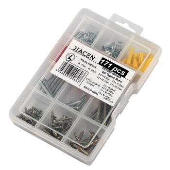   171pcs Screws and Anchors