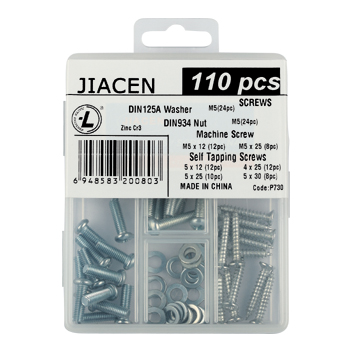 110pcs Screws