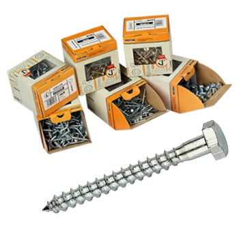  DIN571 Hex Head Wood Screws
