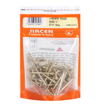 Square hook screw